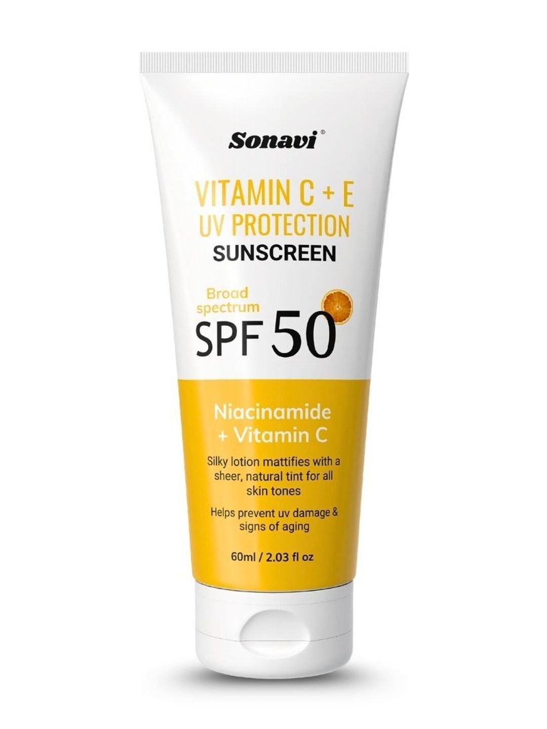 Sonavi Vitamin C & E UV Protection SPF 50 Sunscreen - 60 ml-picture-42