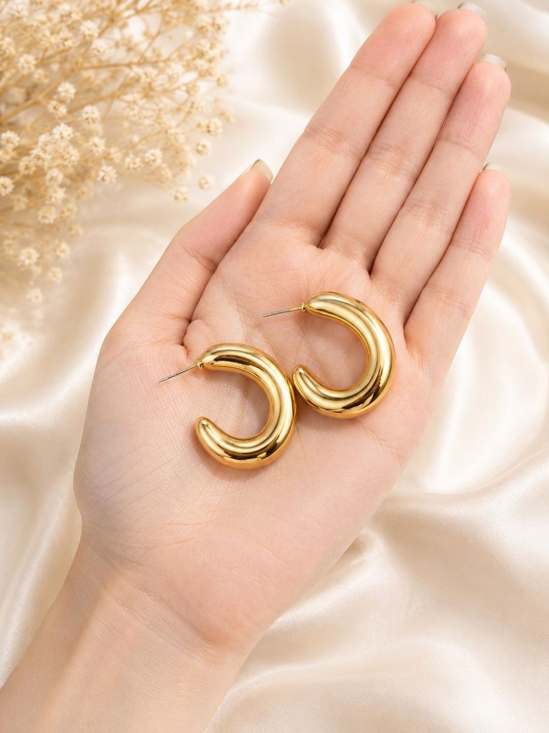 SZN Circular Half Hoop Earrings-picture-33