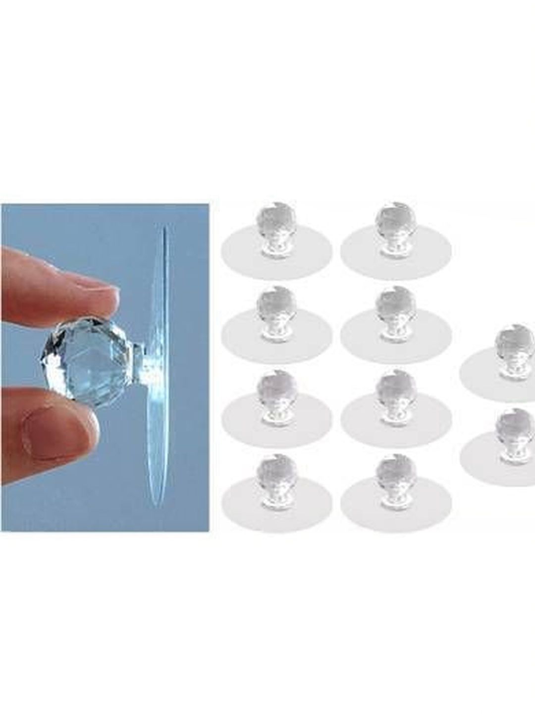 MERCEHIVE Set Of 1O Round Metal Hooks Hooks-picture-3