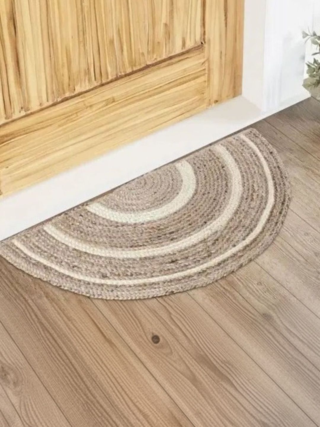 Siya Textiles Brown Anti-Skid Half Moon Doormats-picture-19