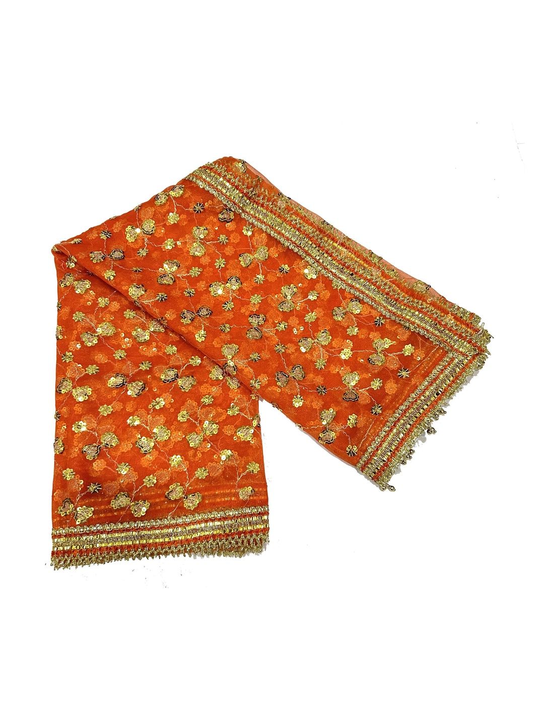 ASHA CHUNRI HOUSE Embroidered Dupatta with Sequinned-picture-27