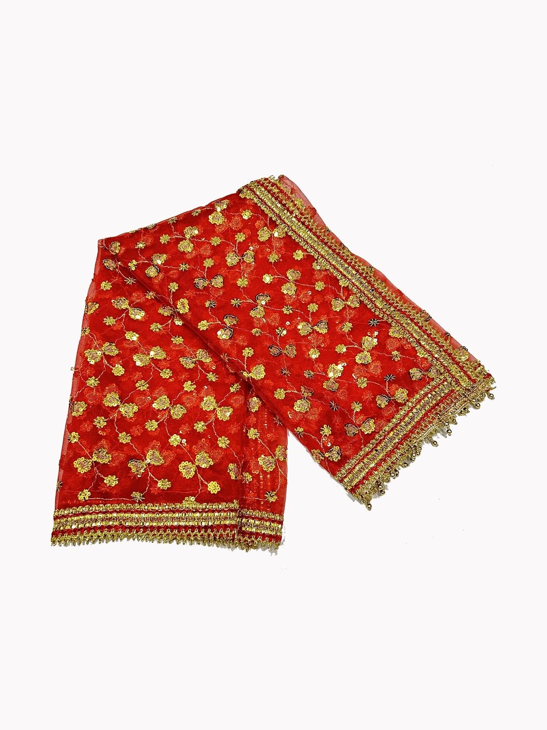 ASHA CHUNRI HOUSE Embroidered Dupatta with Sequinned-picture-40