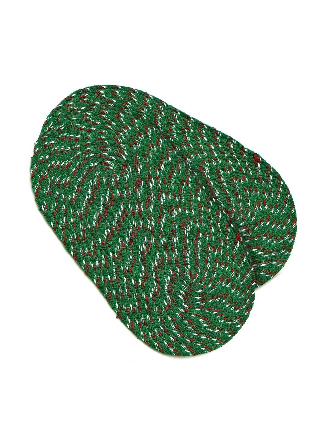 Siya Textiles Set Of 2 Green Patterned Anti-Skid Doormats-picture-21