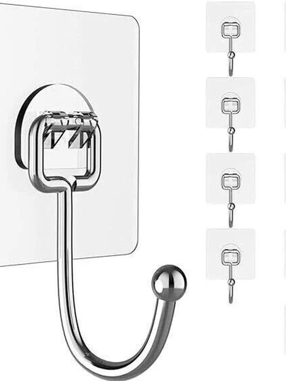 MERCEHIVE Set Of 10 Round Metal Hooks Hooks-picture-47