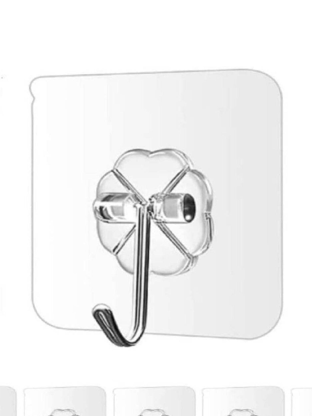 MERCEHIVE 11-Pcs Transparent Adhesive Hook-picture-36