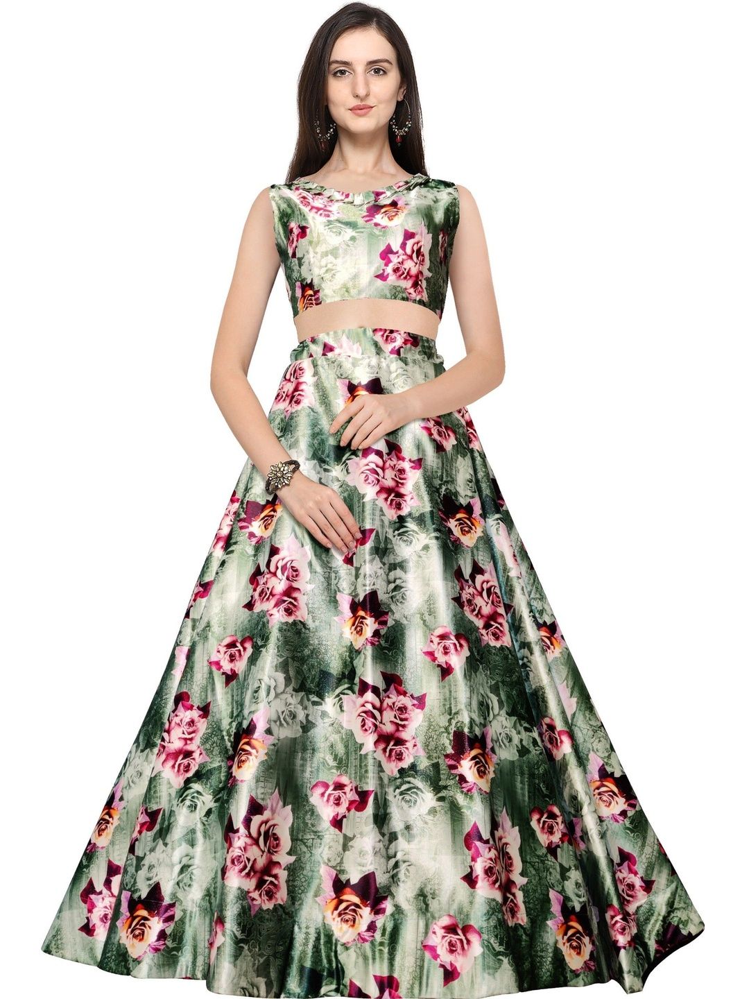 KAHIRAA WHOLETEX Printed Semi-Stitched Lehenga & Unstitched-picture-44
