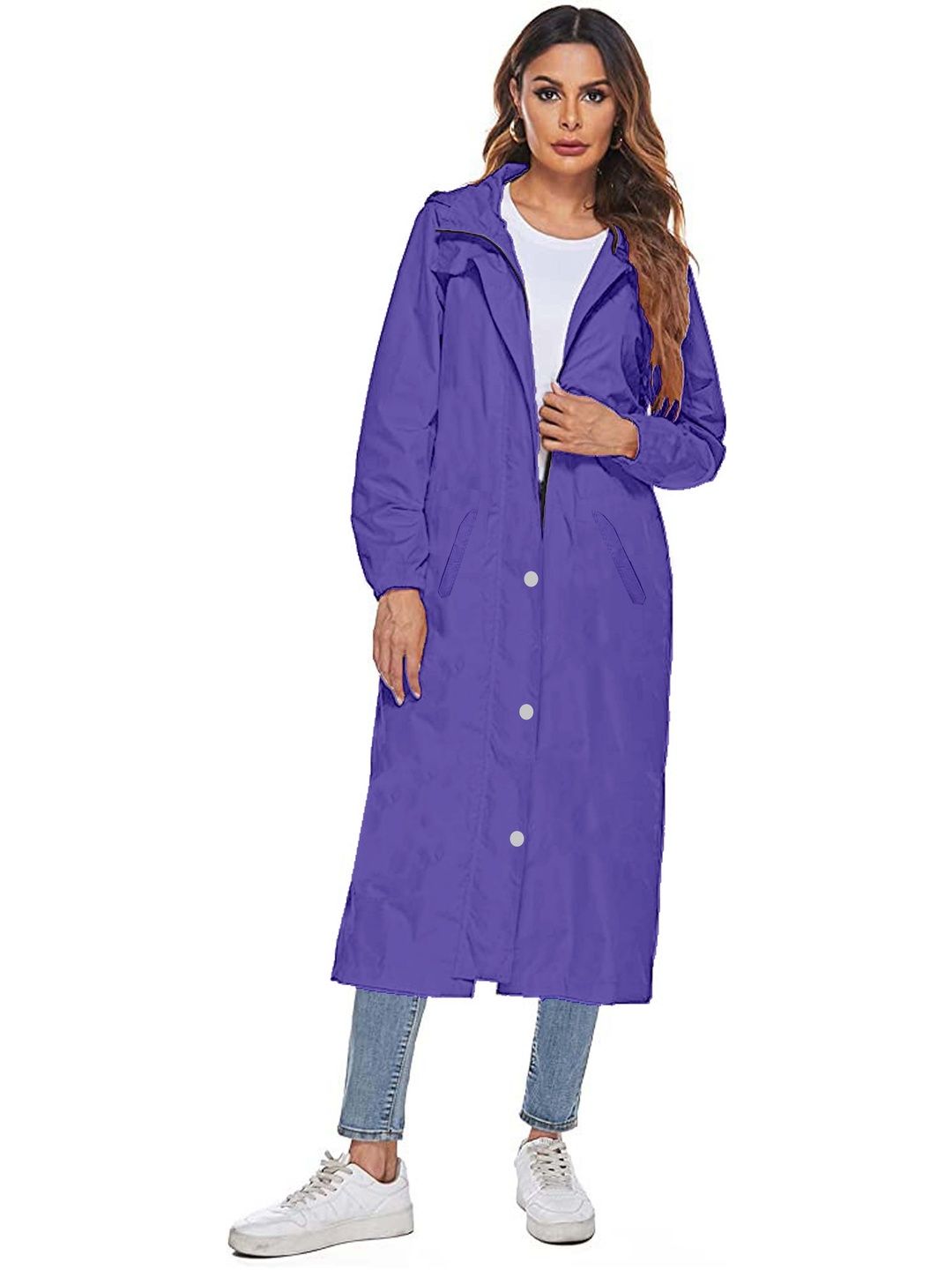 CAMISON Waterproof Reversible Hooded Rain Jacket-picture-24