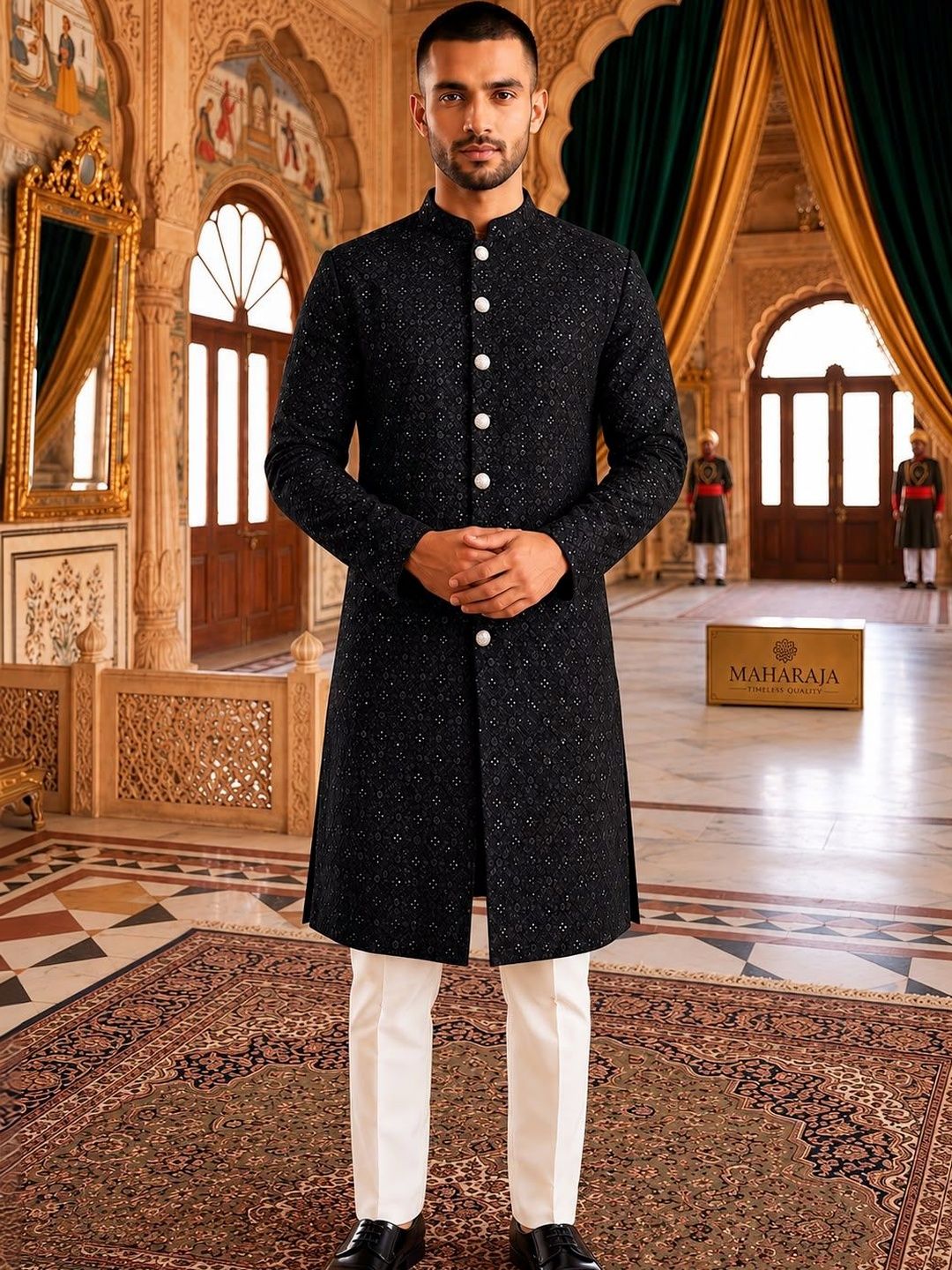 House of Pataudi Men Kurta-picture-29