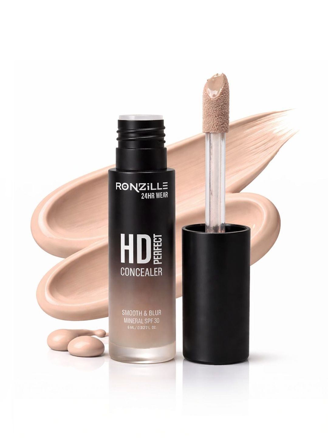 Ronzille 24HR Wear HD Perfect Concealer - 6 ml - Medium Moyen 603-image-7