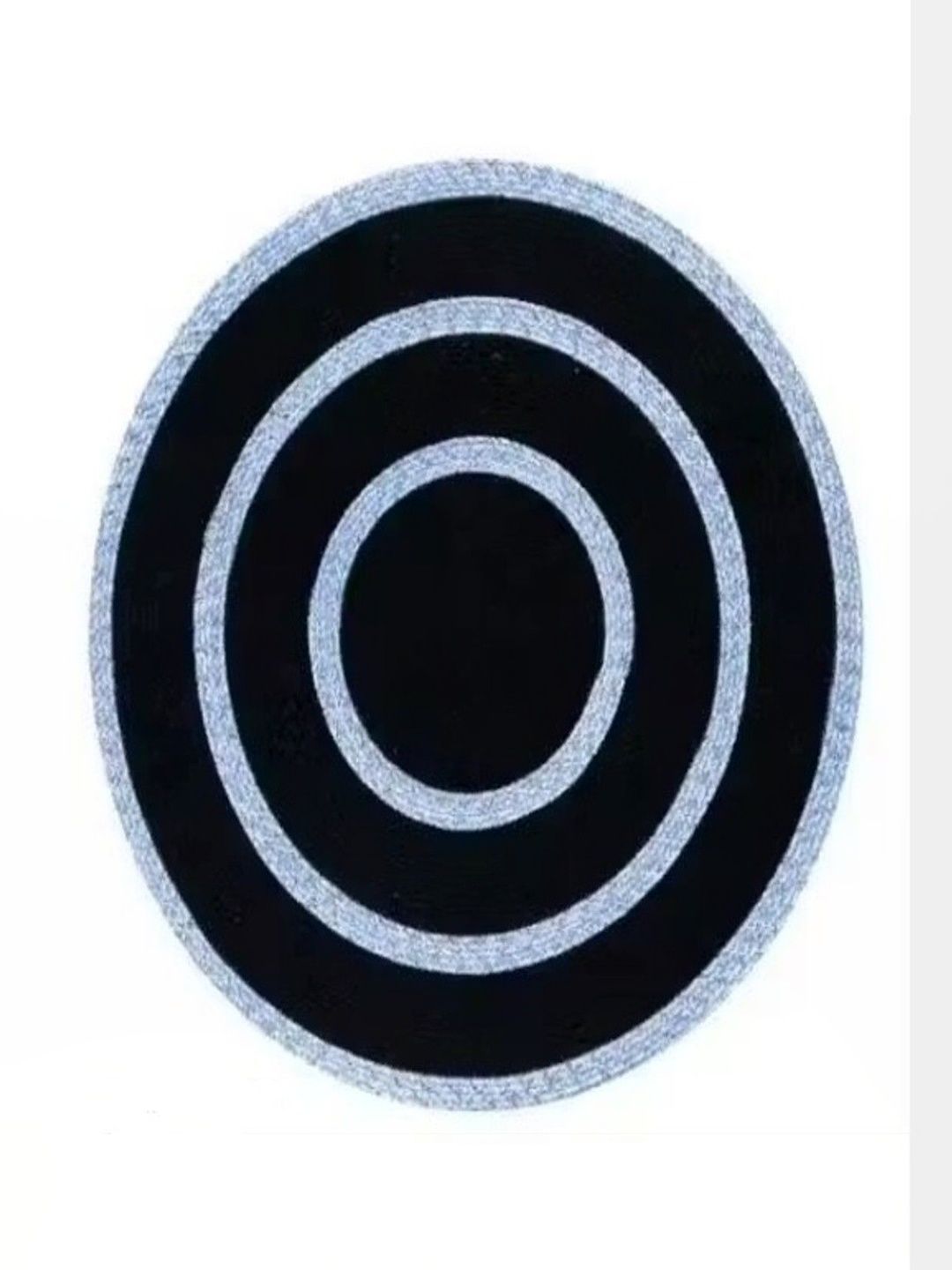 Siya Textiles Black & Blue Striped Anti-Skid Floor Mat-image-30