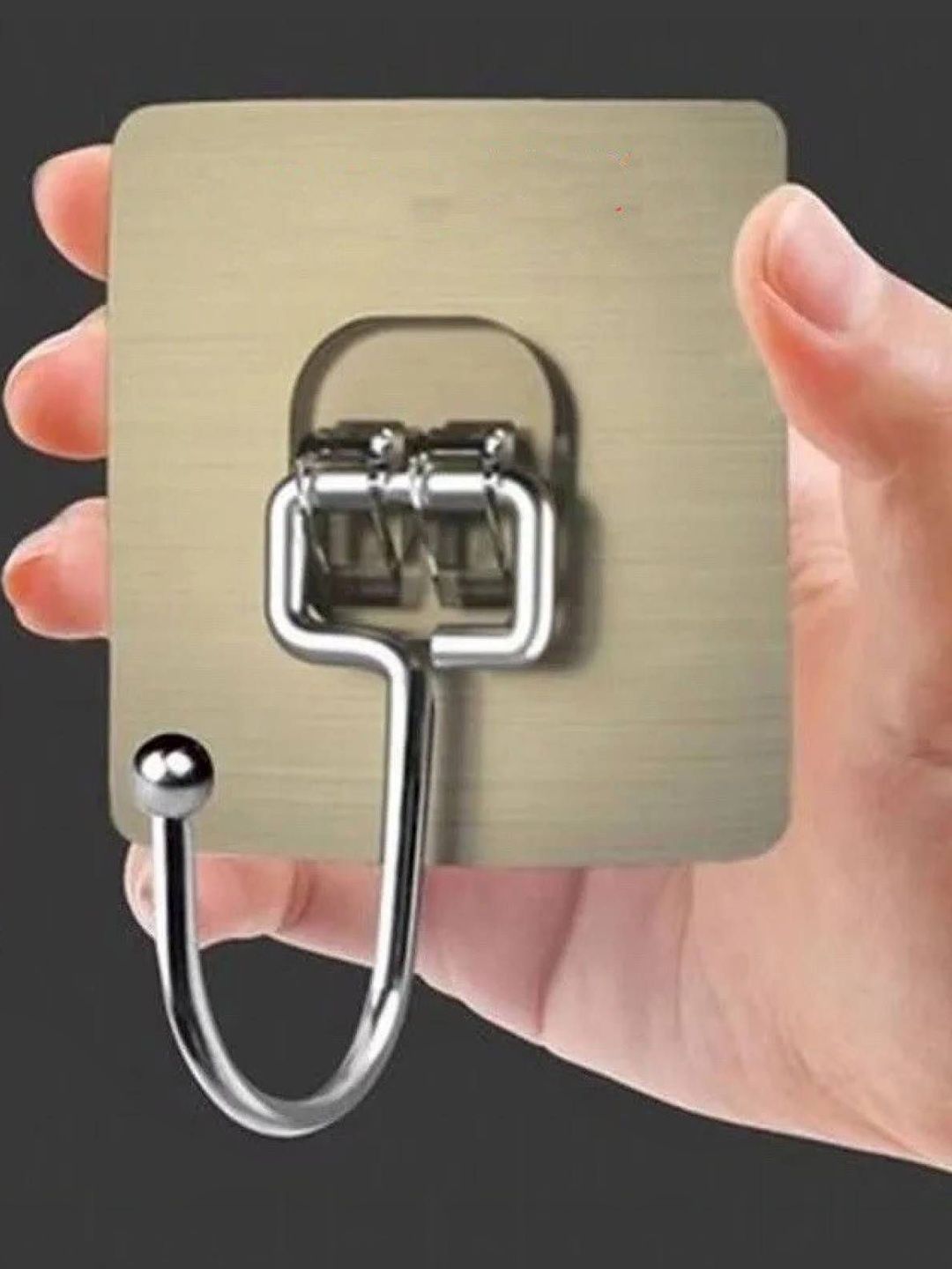 MERCEHIVE Set Of 10 Transparent Metal Hooks-image-32