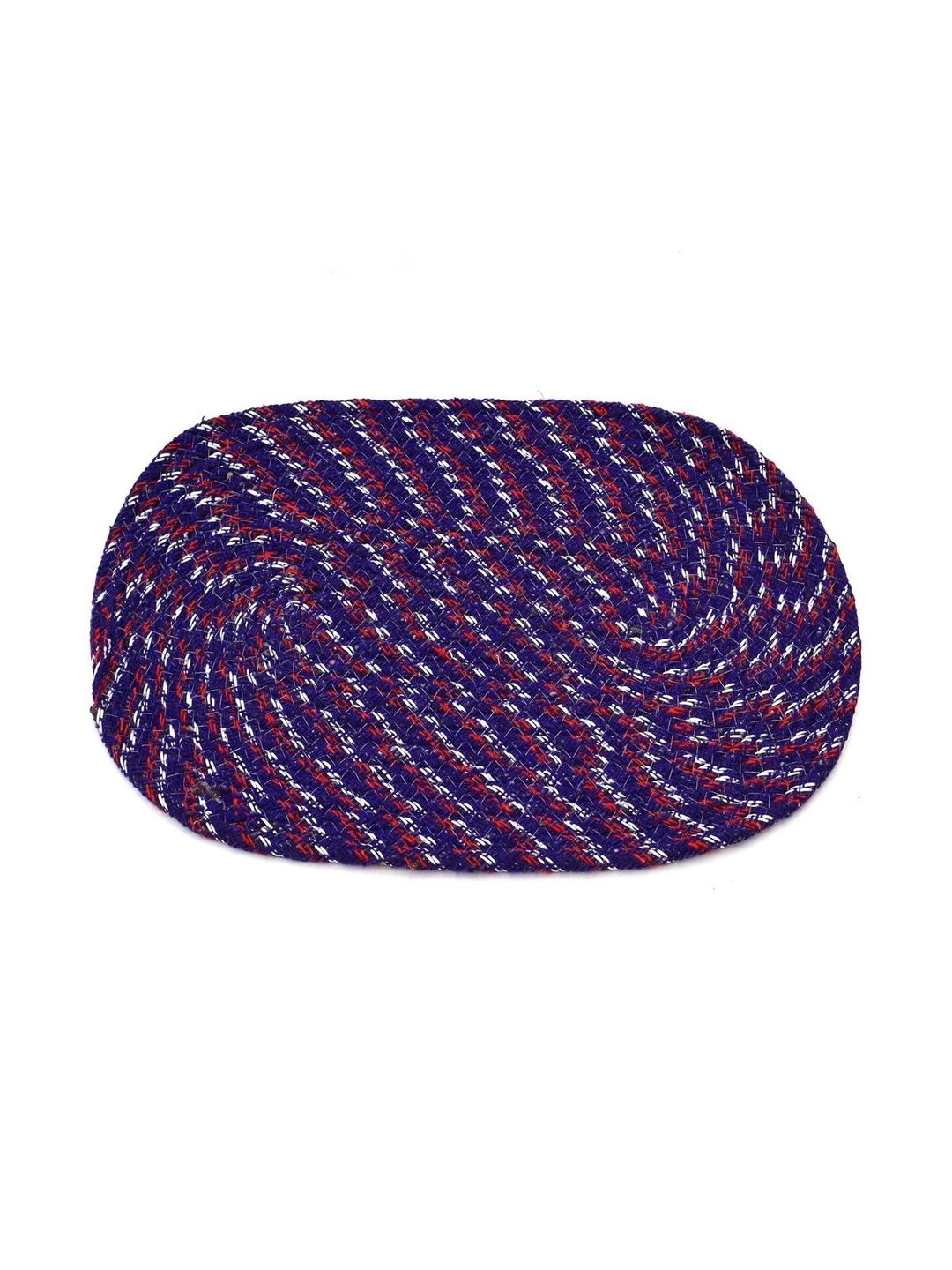 Siya Textiles Blue & Red Patterned Anti-Skid Doormats-image-39
