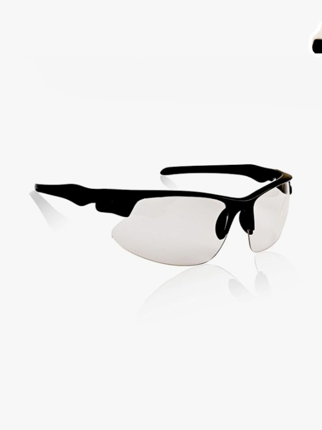 PARK LINE Men Clear Lens & Black Sports Sunglasses with-picture-26