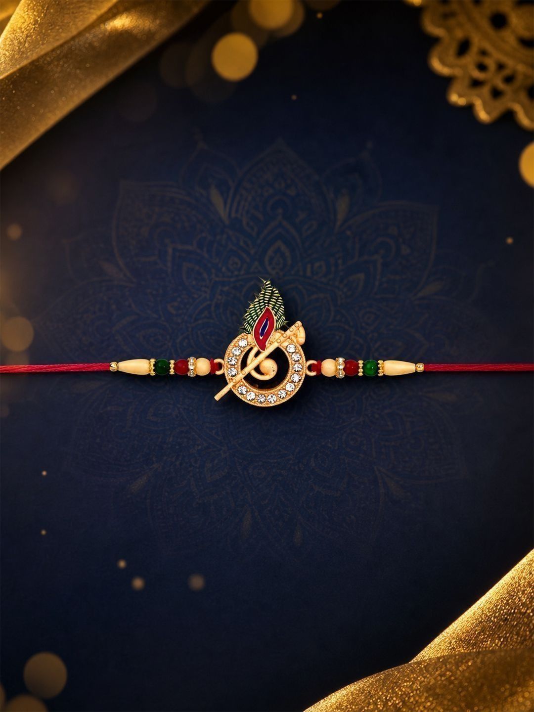 DeoDap Rakhi Greeting Card & Lakshmi Ganesh Coin-picture-16