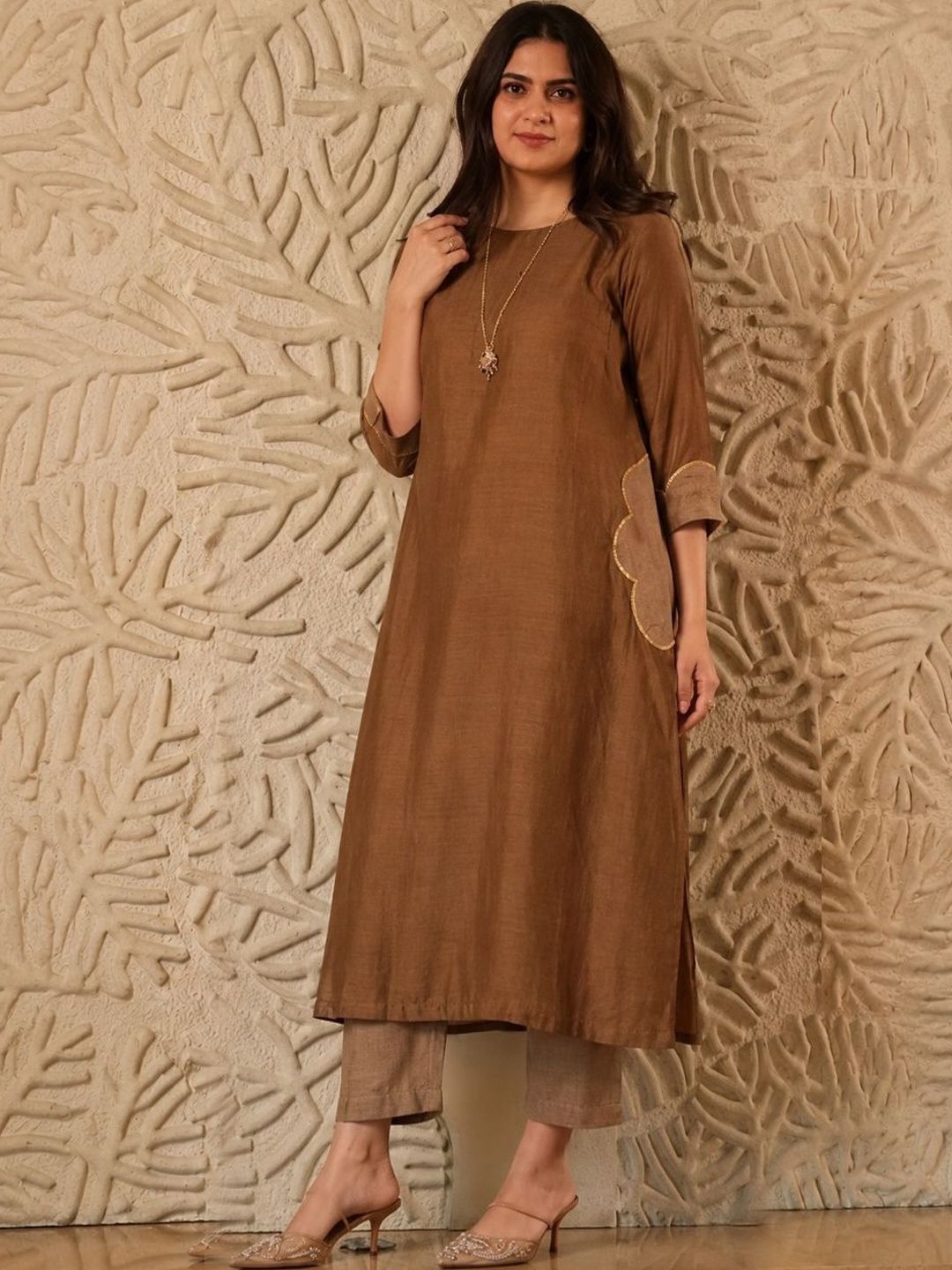 GoSriKi Women Regular Kurta with Trousers-image-49