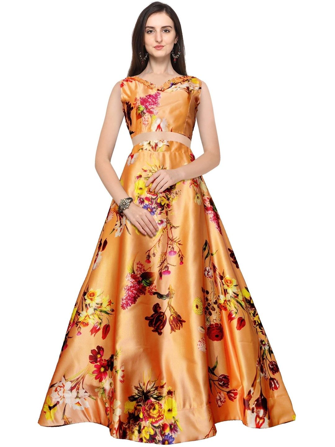 KAHIRAA WHOLETEX Printed Semi-Stitched Lehenga & Unstitched-picture-56