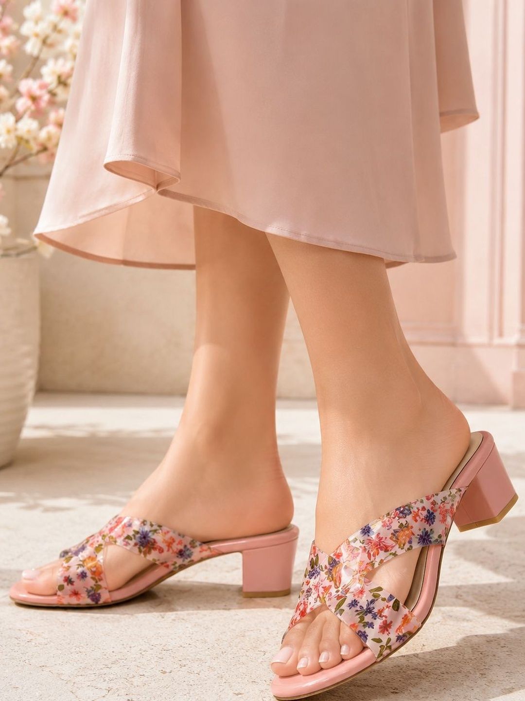Anouk Printed Block Mules-image-18