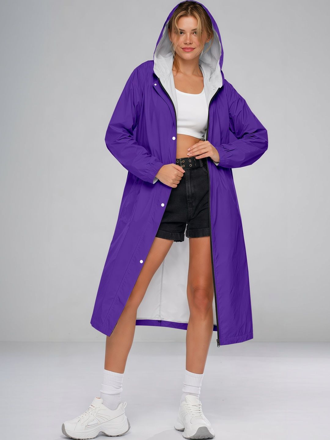 CAMISON Waterproof Reversible Hooded Rain Jacket-picture-37