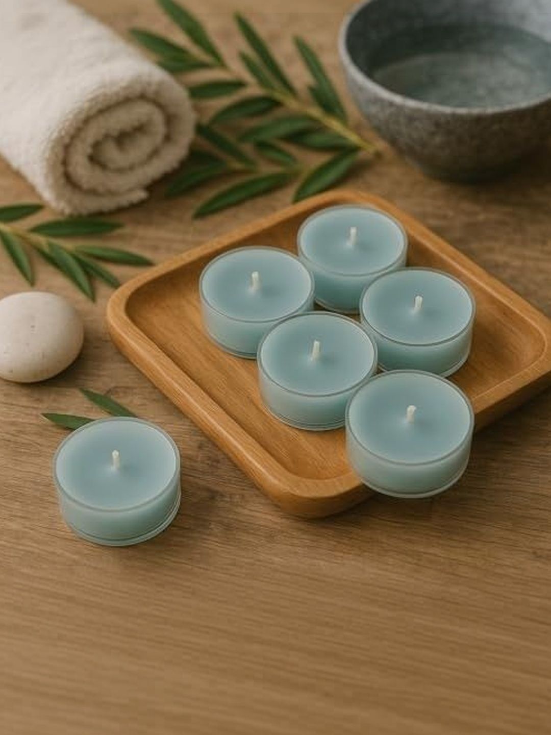 LERRICA Blue 9 pieces Tea Light Candle-picture-31