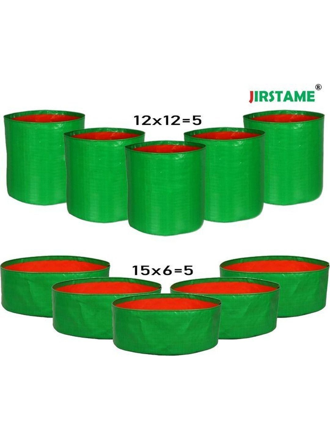 JIRSTAME Green 10-Pcs Plastic Planters-picture-16
