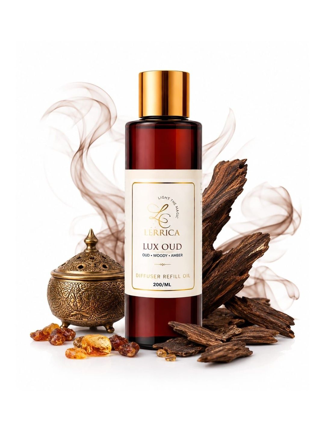LERRICA Diffuser Refill Oil Luxe Oud - 200 ml-image-3