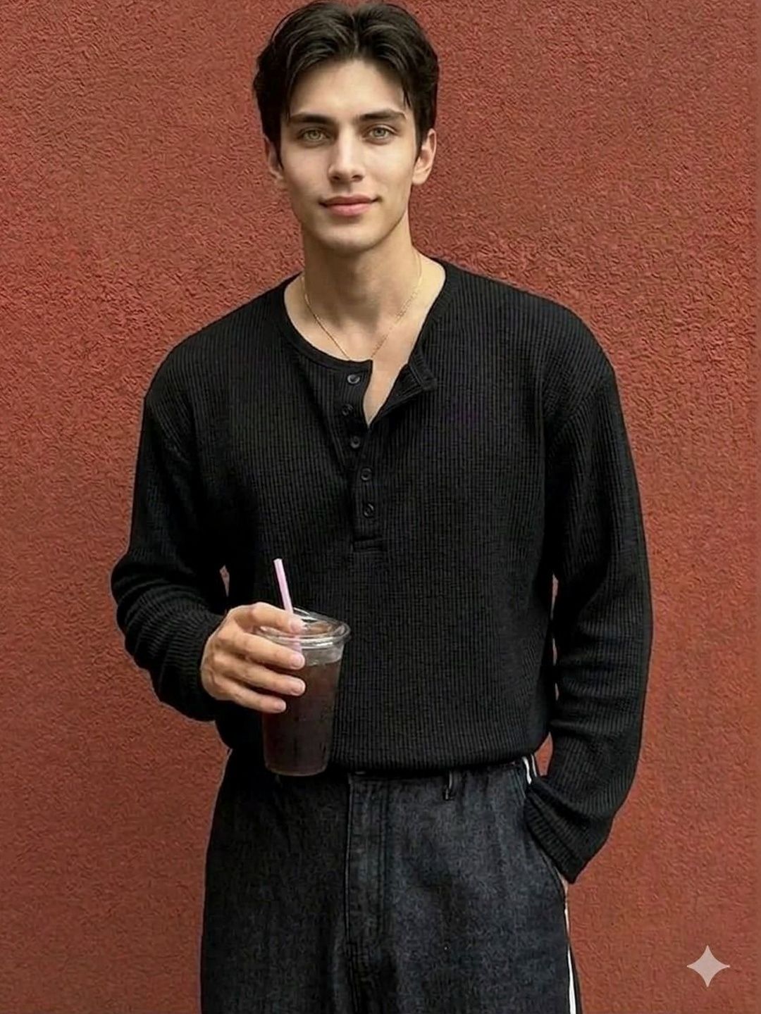 Netclick Men Henley Neck T-shirt-picture-38