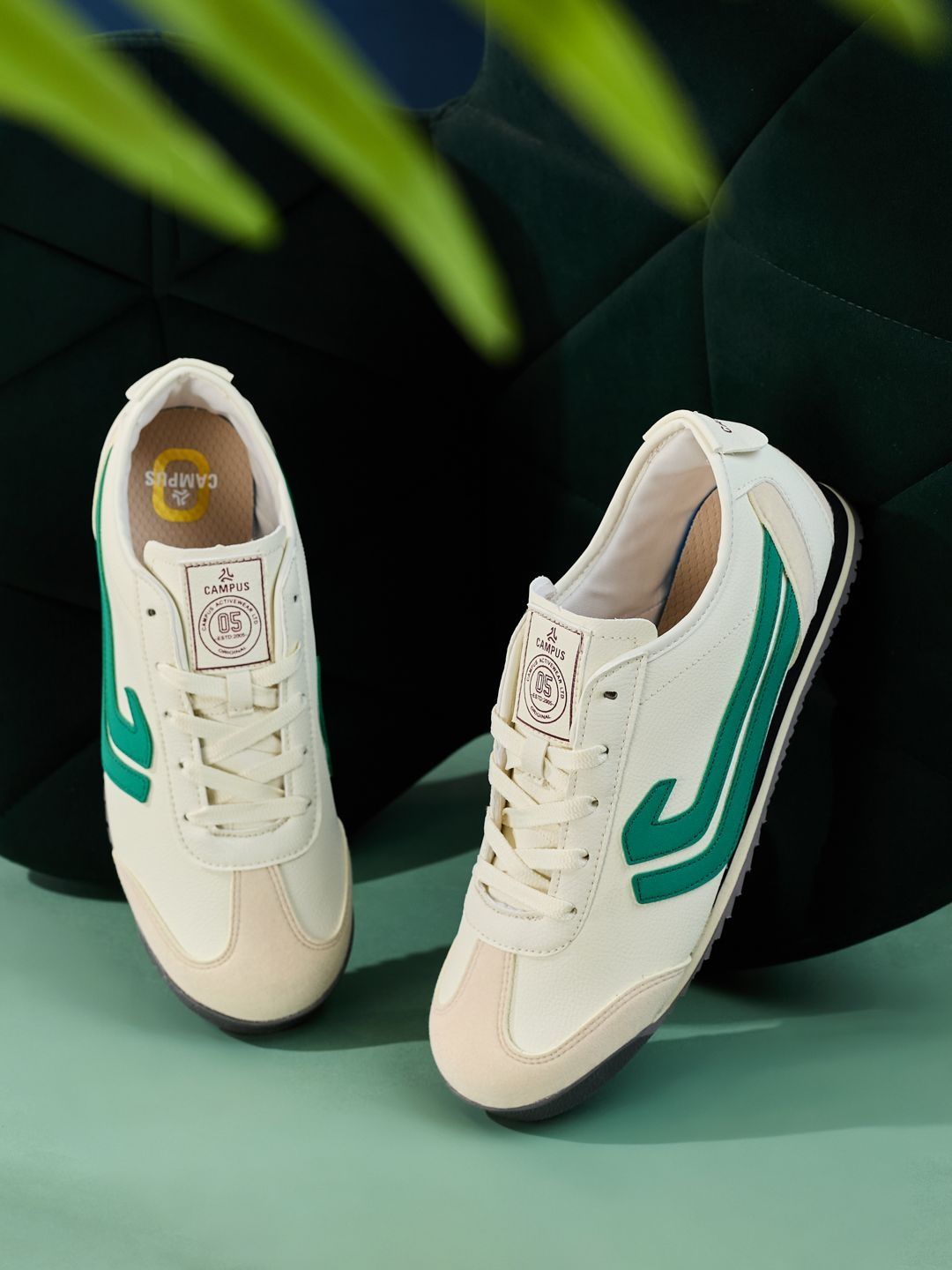 Campus Men Colourblocked PU Sneakers-picture-22
