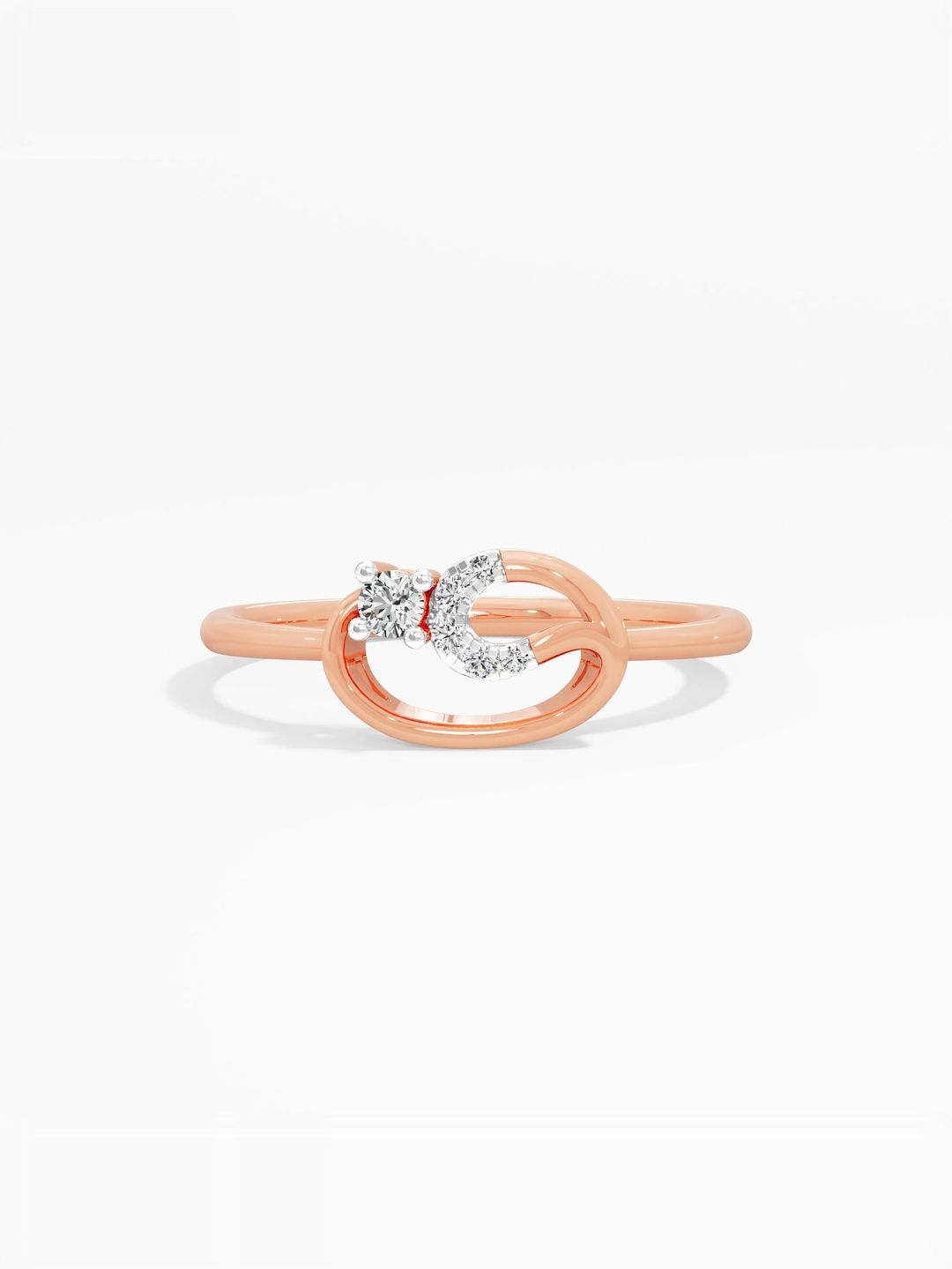 Kohira Diamonds 9KT Rose Gold Diamond With 0.086 Carat Ring Diamond- 1.092 g-image-14