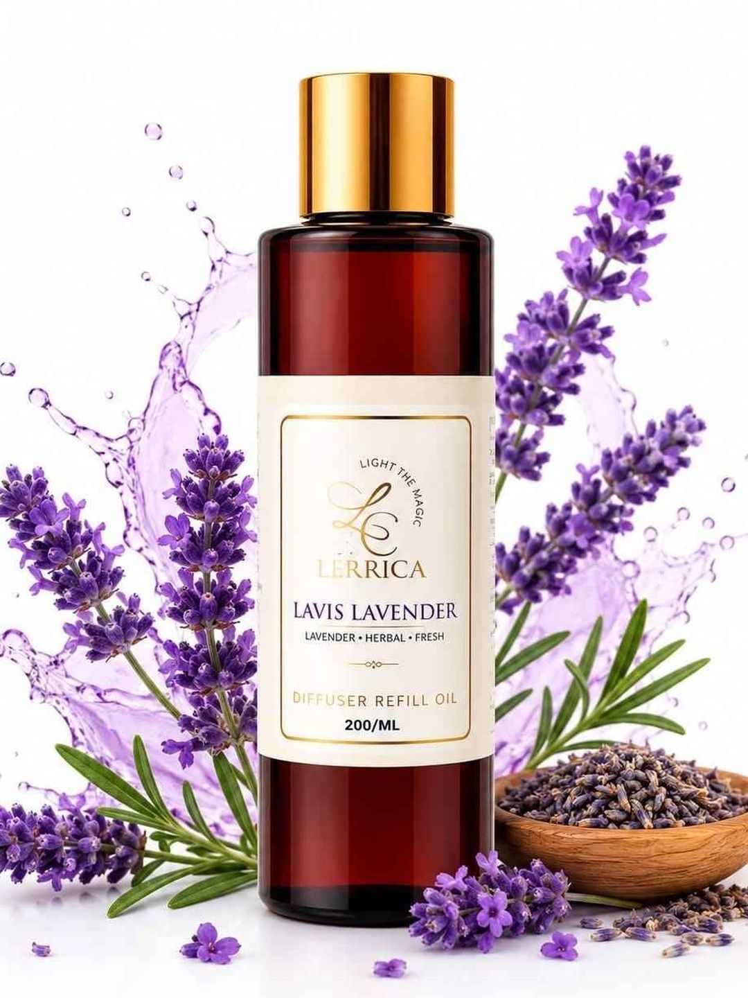 LERRICA Diffuser Refill Oil Lavish Lavender - 200ml-image-43