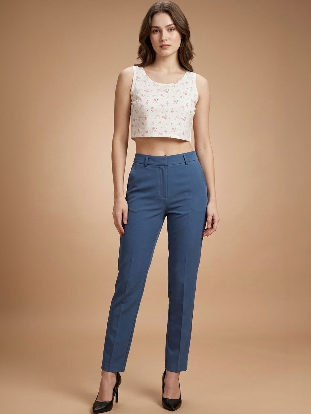 CORSICA Floral Print Cotton Crop Top-picture-12