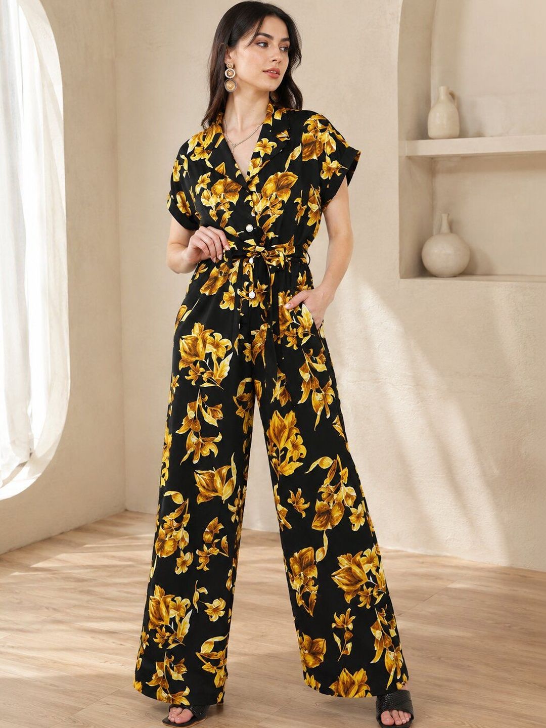 KALAMIR Printed Basic Jumpsuit-picture-28