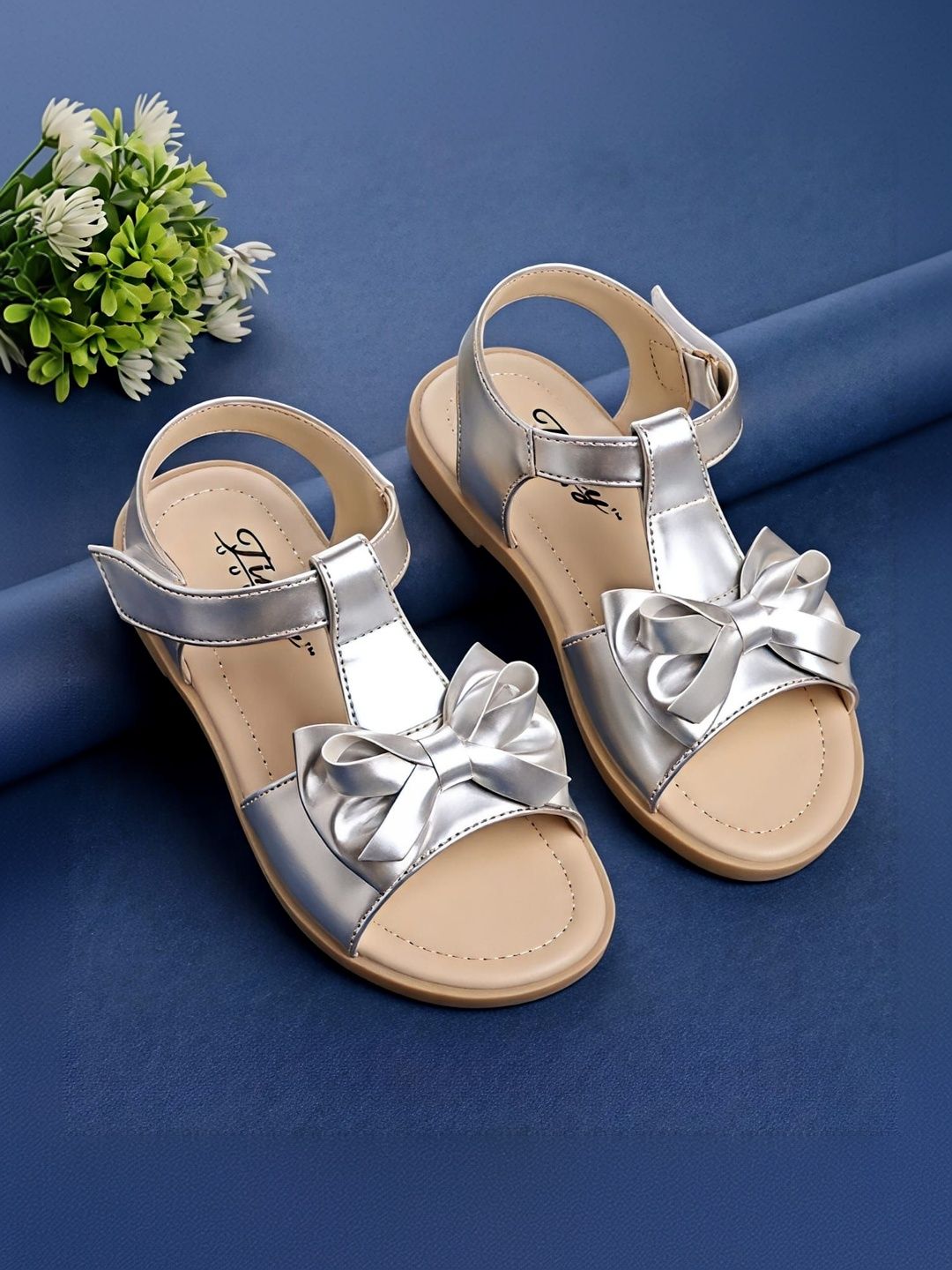 Tiny Bugs Girls T-Strap Flats with Bows-picture-25
