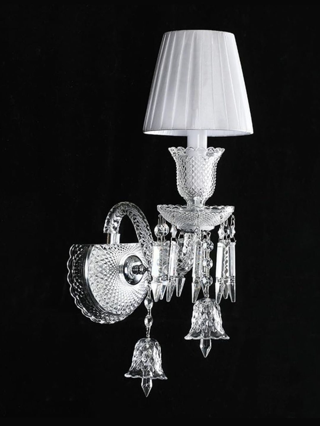Stello Transparent Textured Metal Traditional Cylinder Shaped Wall Lamp-picture-10