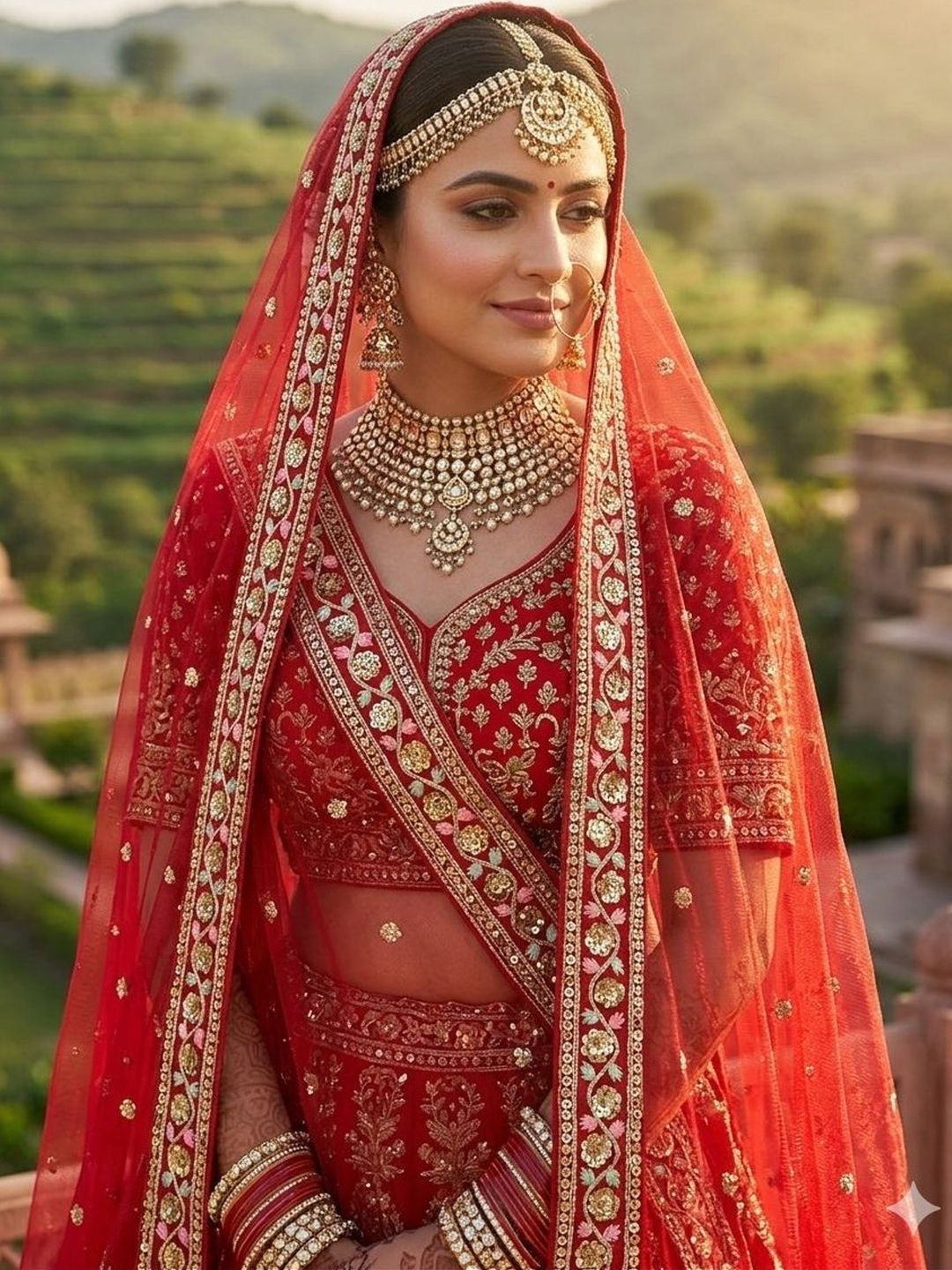 Navti Creations Ethnic Motifs Embroidered Dupatta with Sequinned-picture-18