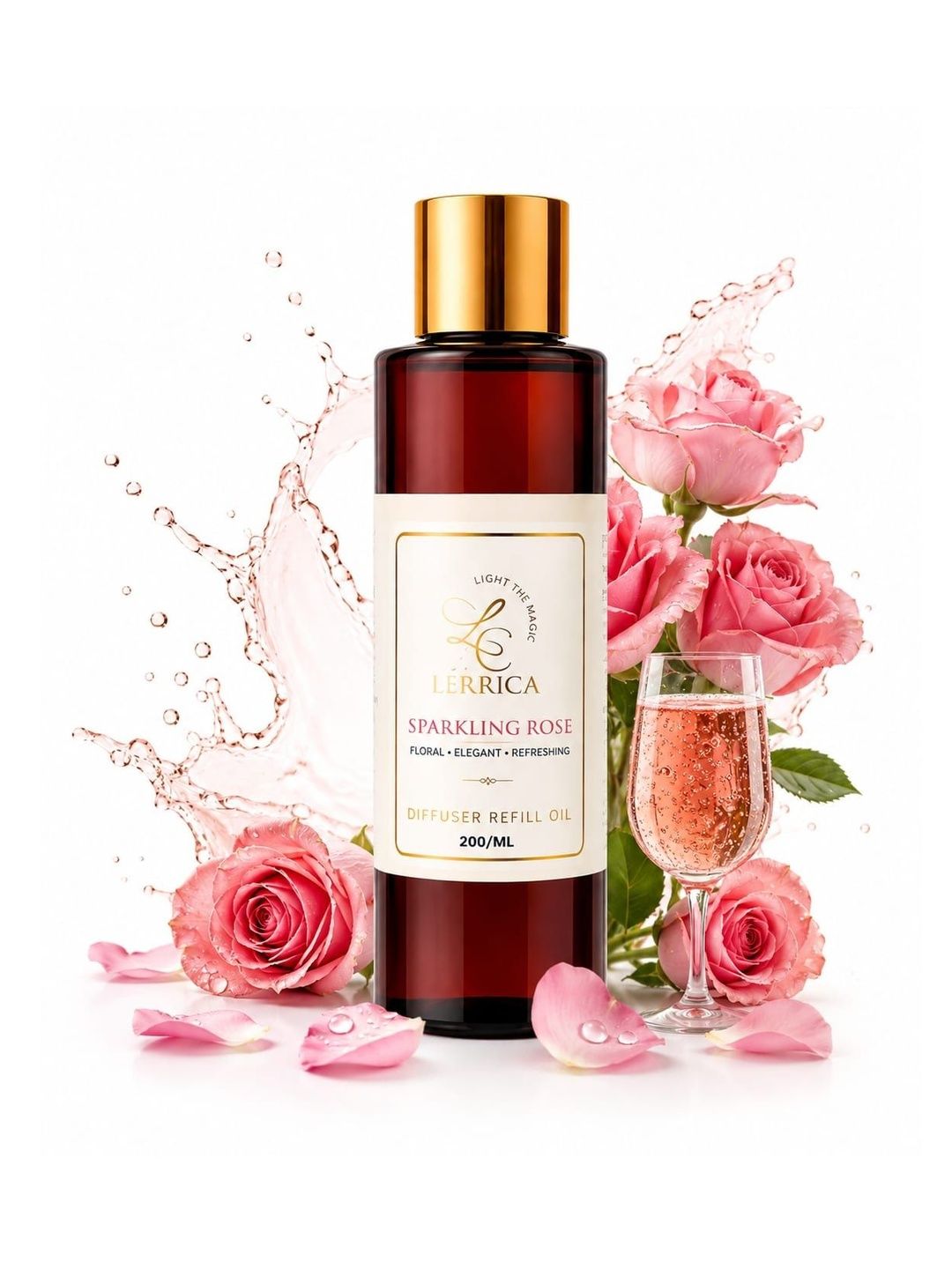 LERRICA Diffuser Refill Oil Sparkling Rose - 200 ml-image-6