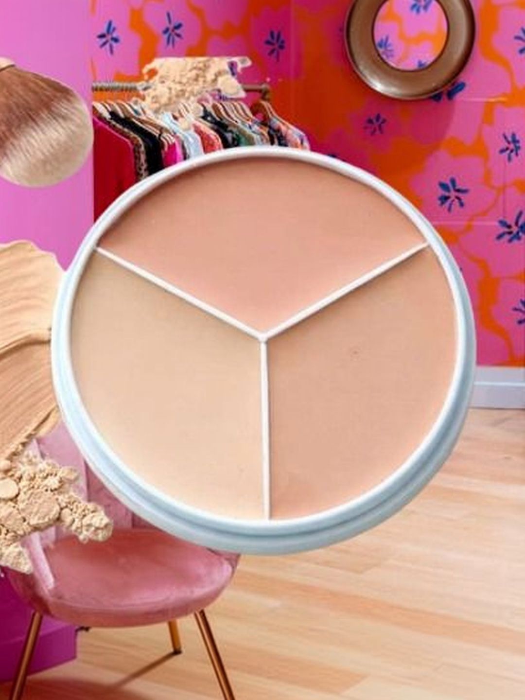 JEBU 3 In 1 Face Concealer Palette For Dark Circles-picture-14