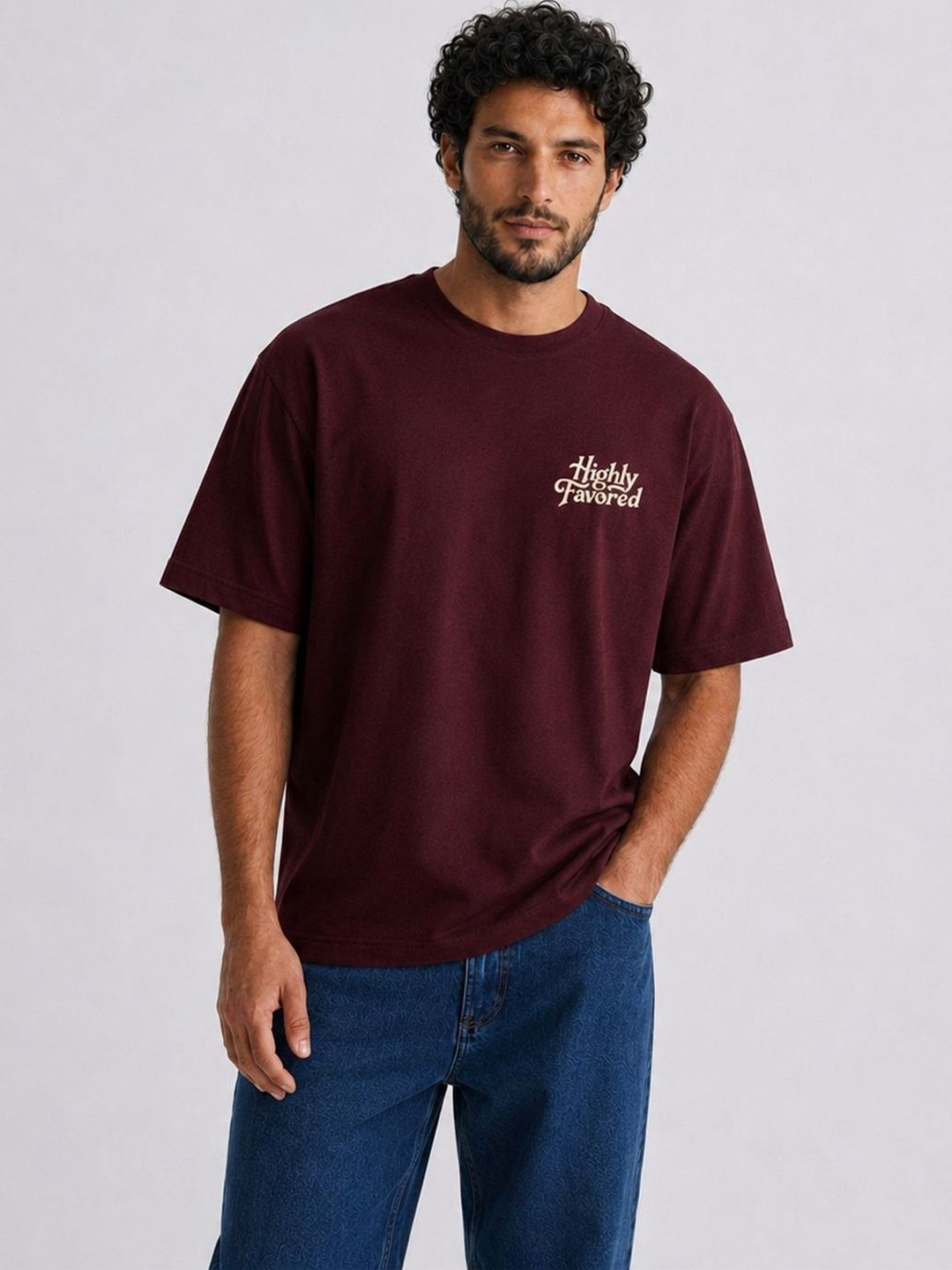 HERE&NOW Men Typography Printed T-shirt-picture-25
