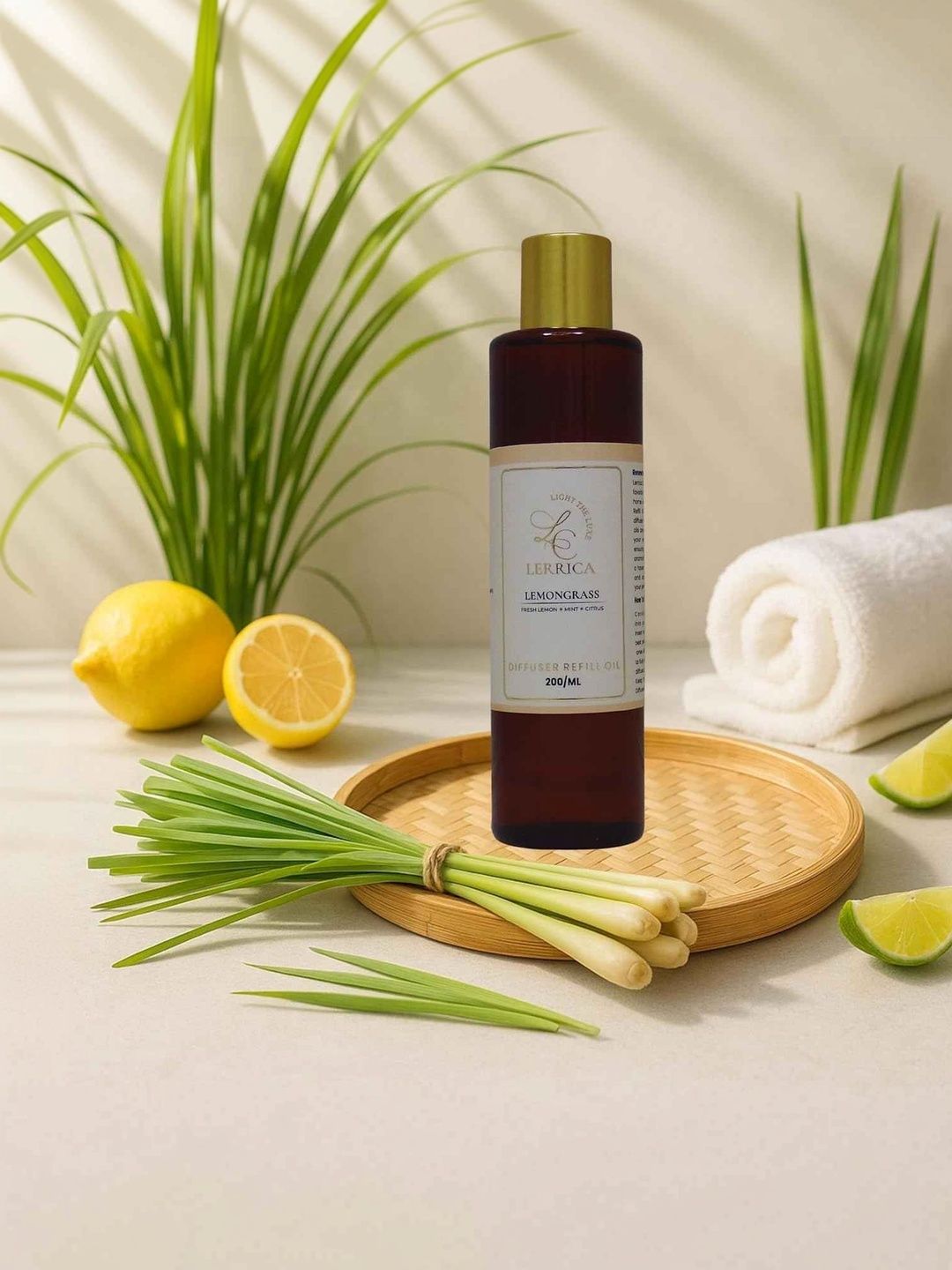 LERRICA Diffuser Refill Oil Lemongrass - 200 ml-image-18