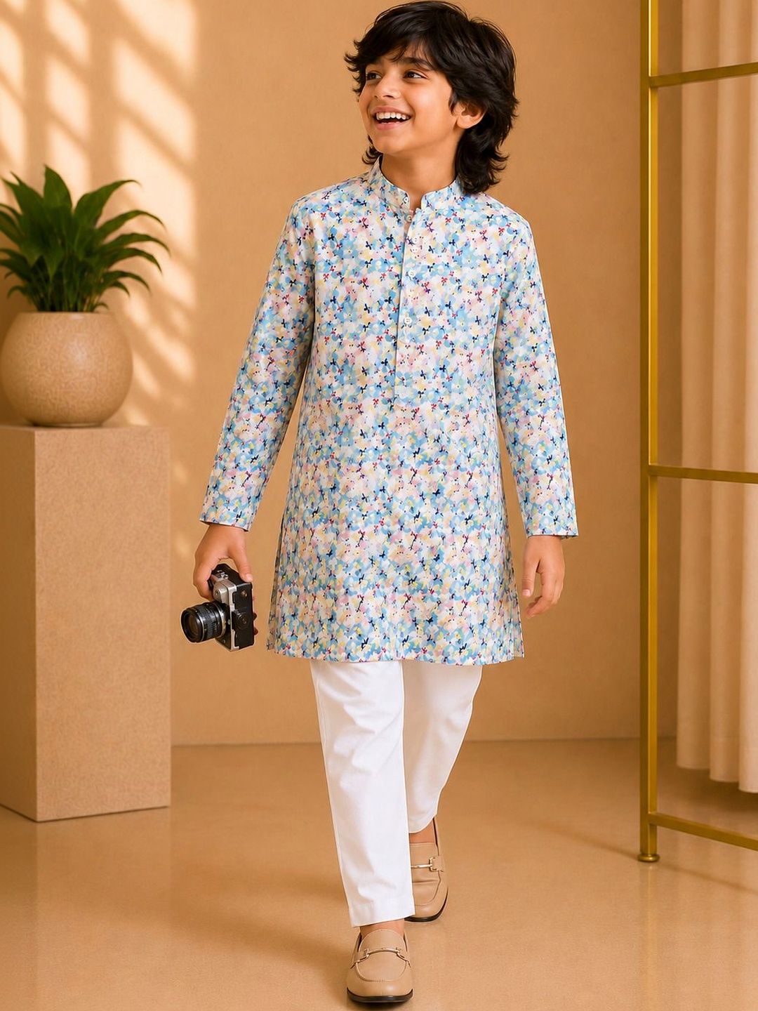 BAESD Boys Printed Regular Kurta with Trousers-picture-31