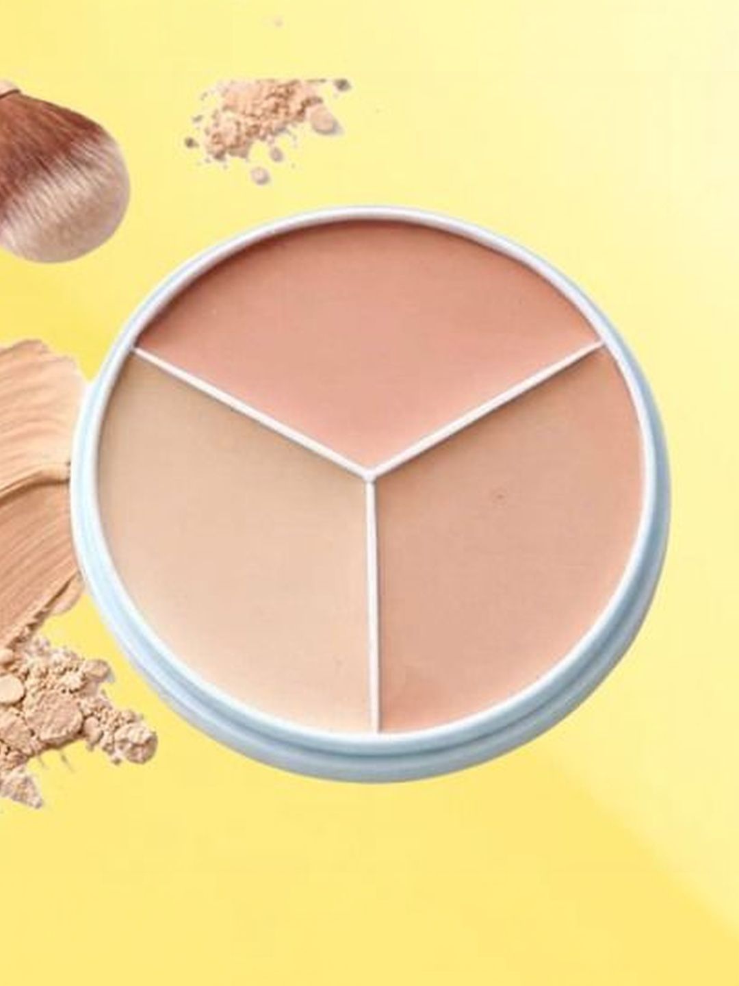JEBU 3 In 1 Face Concealer Palette For Dark Circles-picture-35