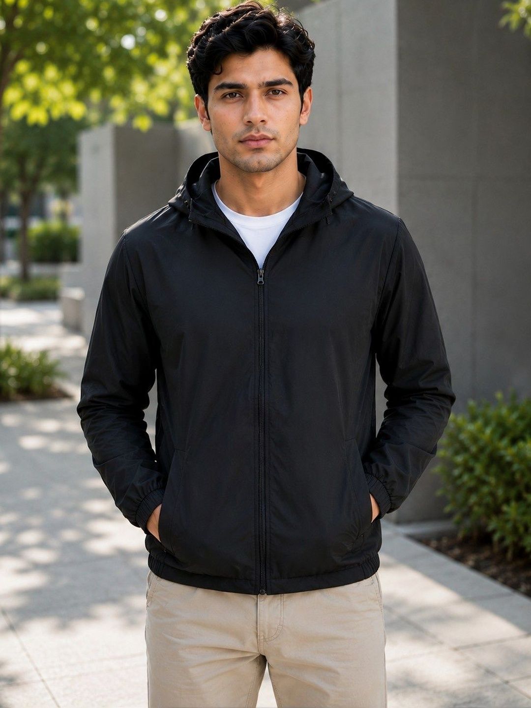JKT Men Lightweight Training or Gym Woven Jacket-picture-14