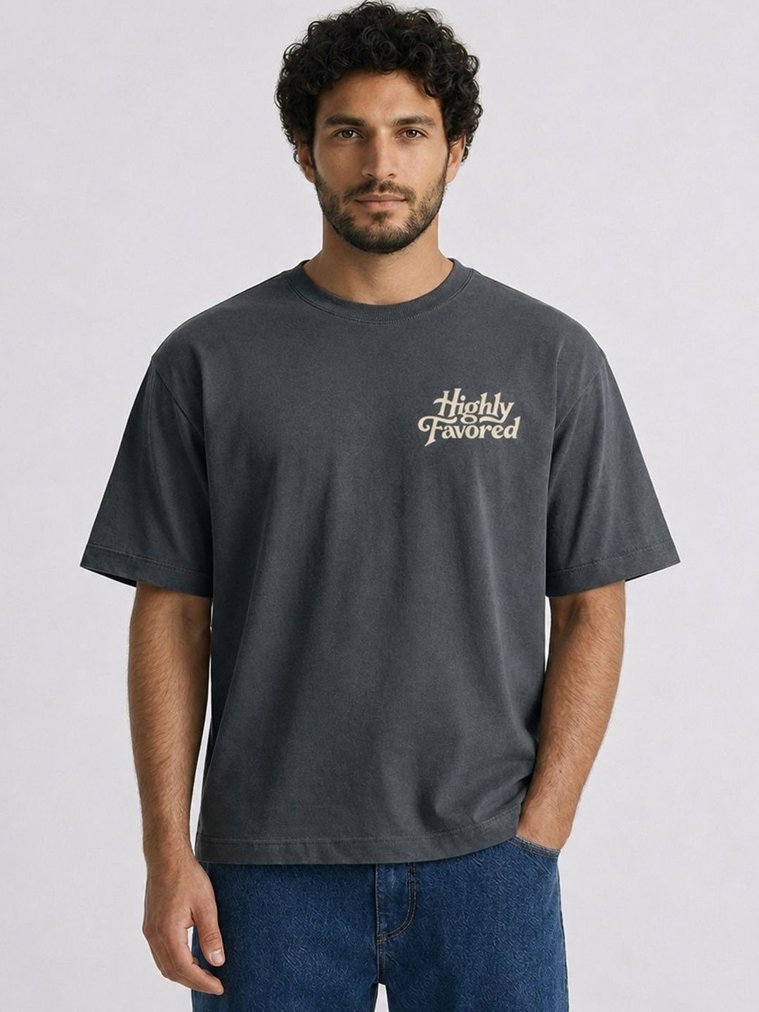 HERE&NOW Men Typography Printed T-shirt-picture-42