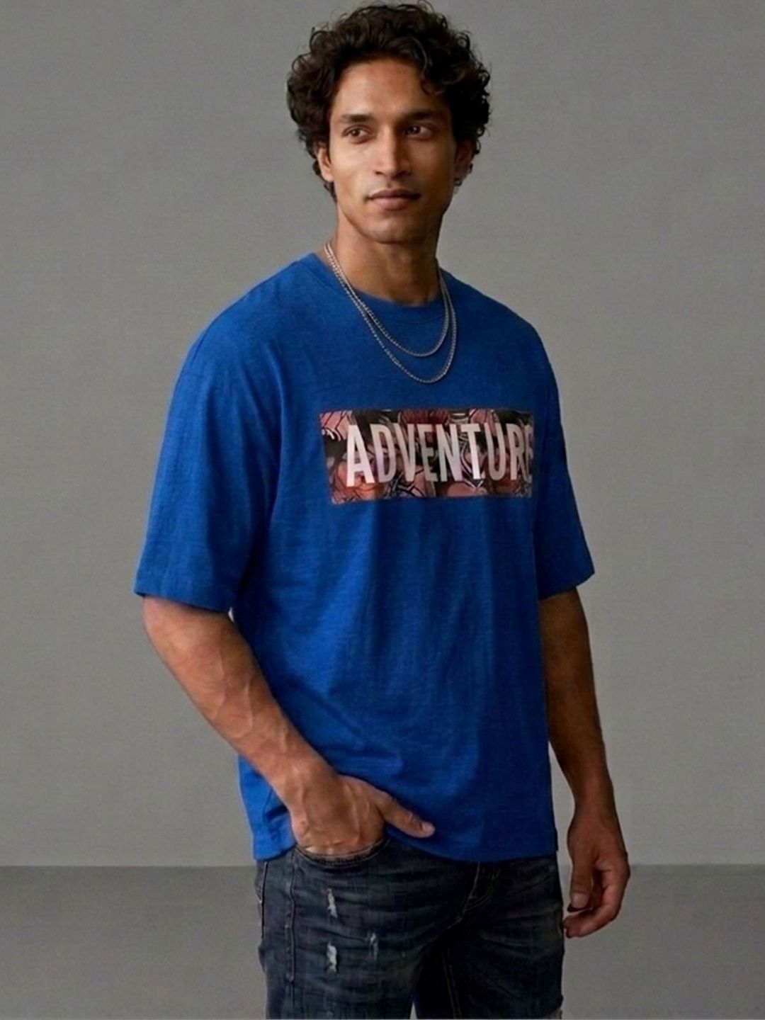 HERE&NOW Men Typography Printed T-shirt-picture-51