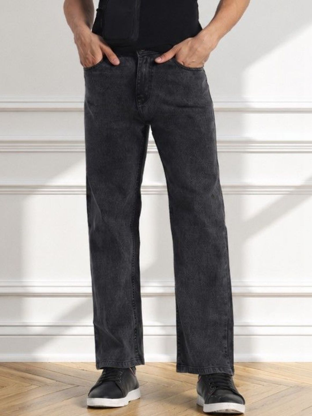 DRIPLYN Men Comfort Relaxed Fit Mid-Rise Jeans-picture-22