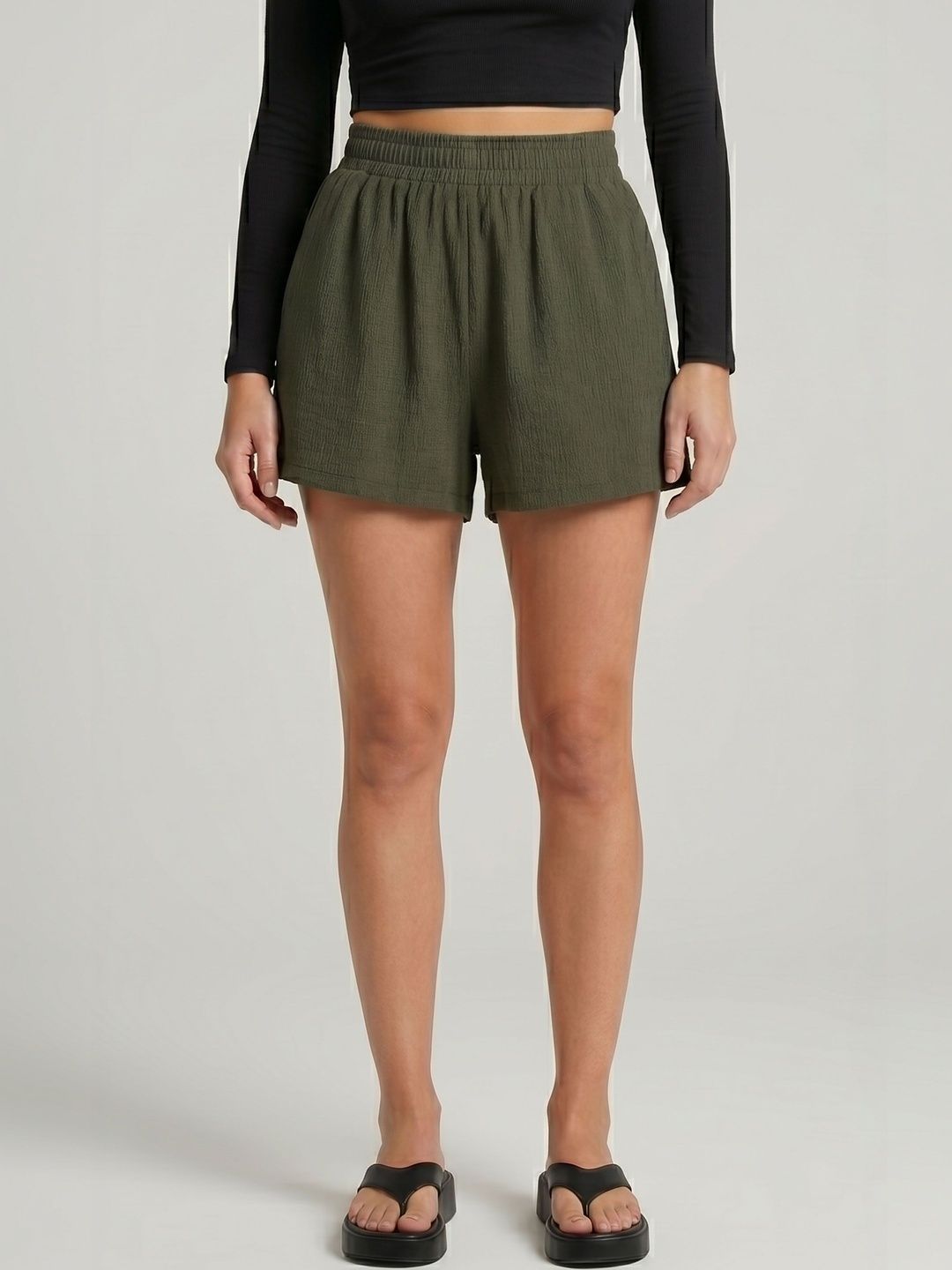 LECOWAR Women Loose Fit Running Shorts-picture-33