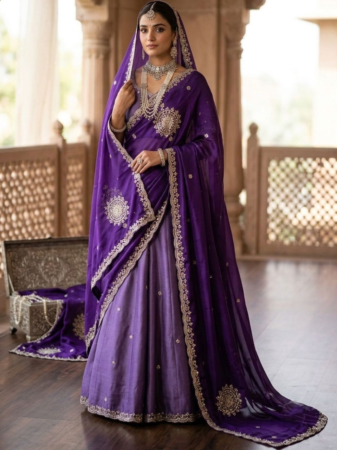 Drape Essence Ethnic Motifs Dupatta with Zari-picture-22