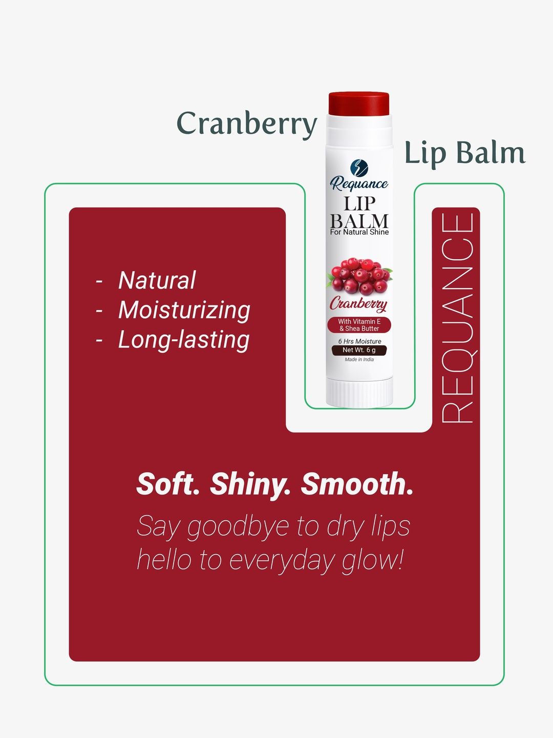 REQUANCE Cranberry Lip Balm For Natural Shine - 6 g-picture-30