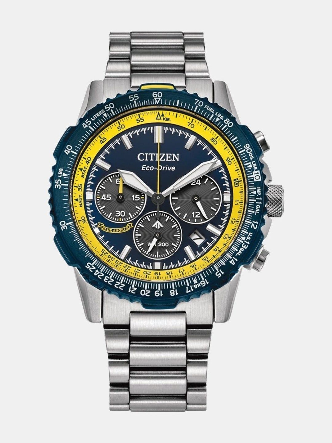 Citizen Men Dial & Stainless Steel Bracelet Style Straps Analogue Chronograph Watch CA4667-53L-picture-48
