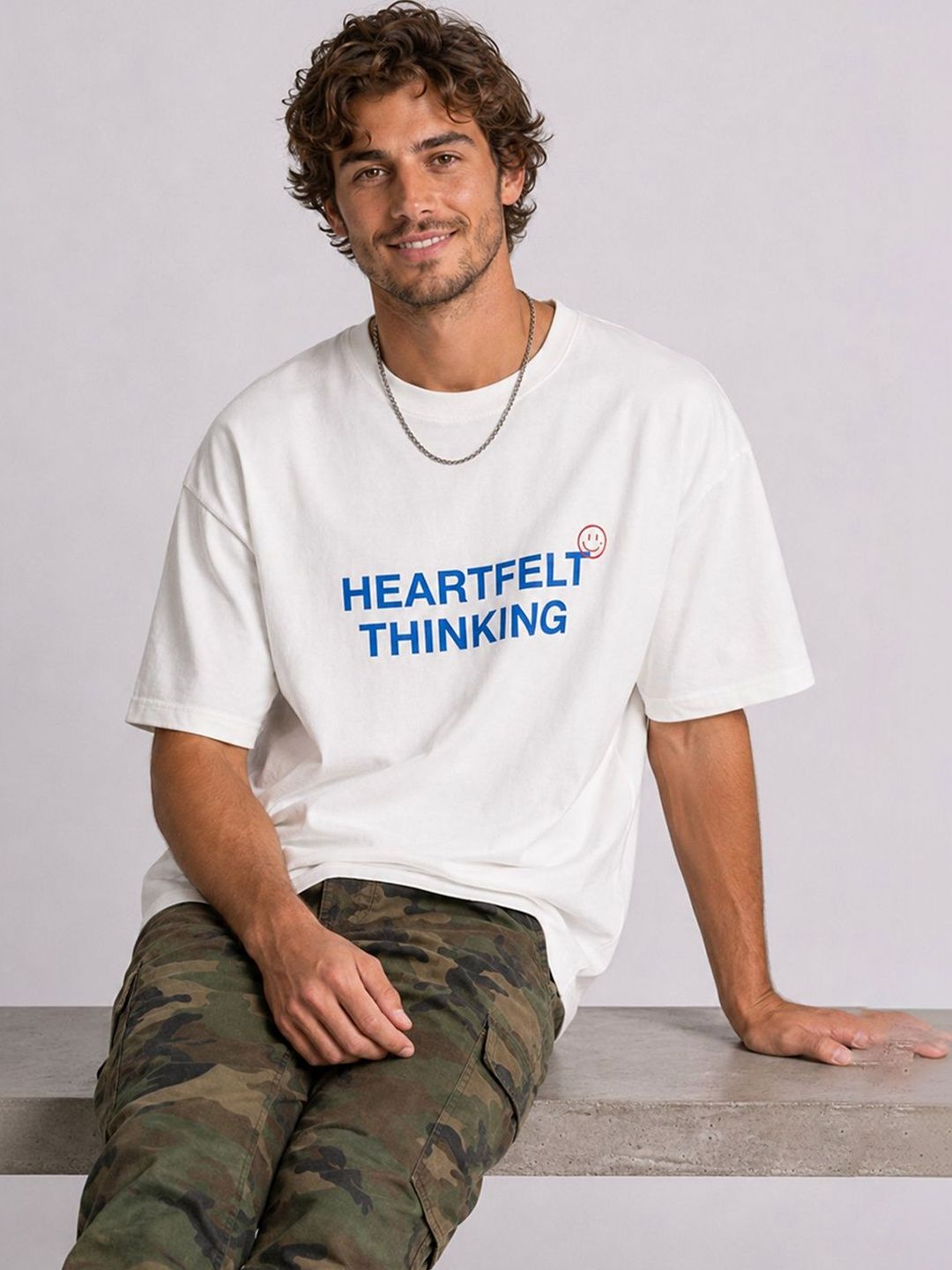 HERE&NOW Men Typography Printed T-shirt-picture-58