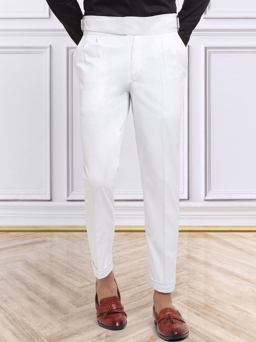 Moda Rapido Men Slim Fit Easy Wash Trousers-picture-39